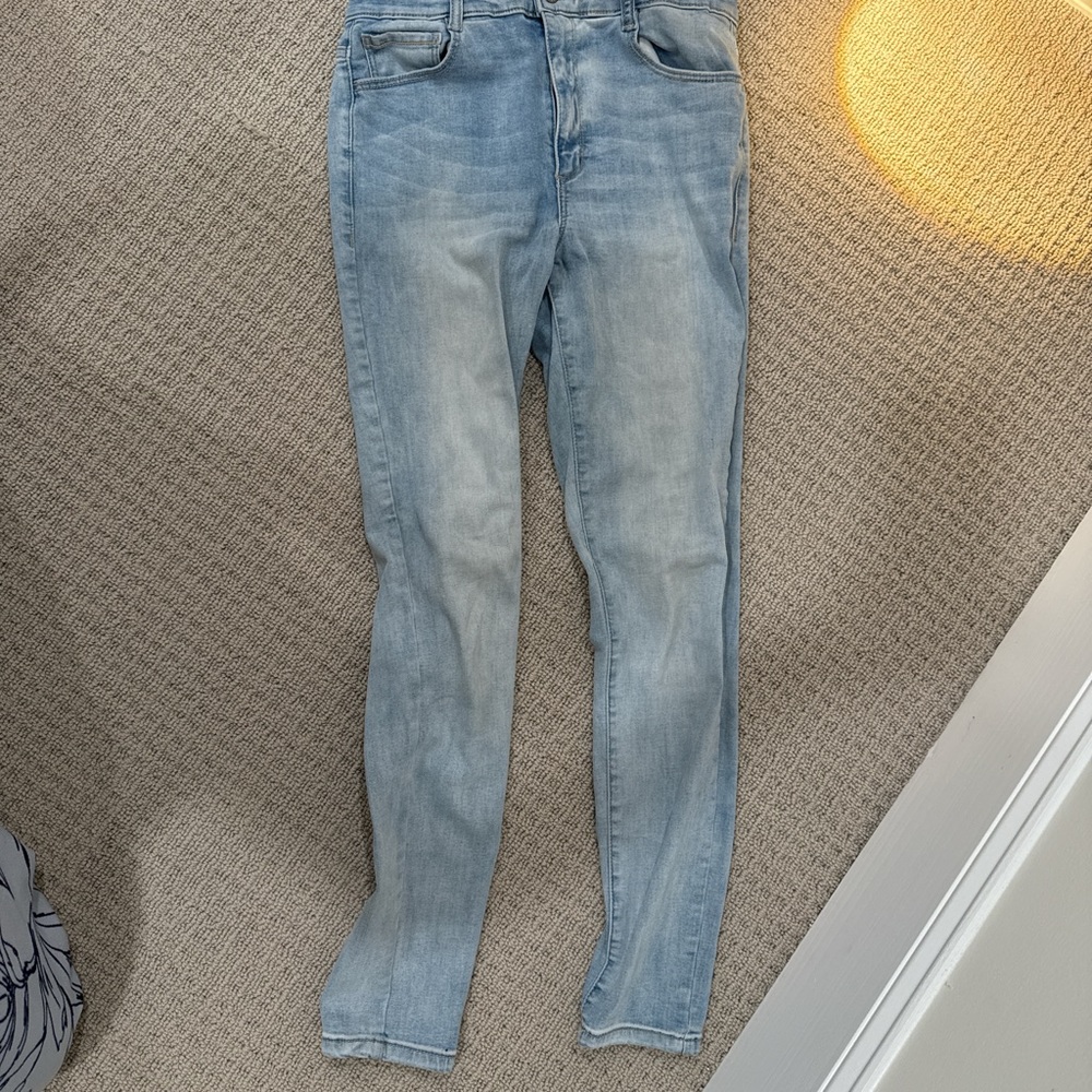 Garage denim skinny jeans (size 9)